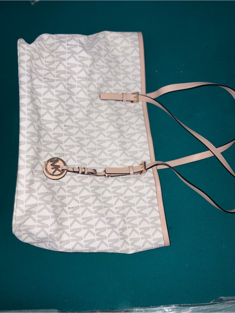 Michael Kors Monogram Tote Bag - Picture 2 of 5